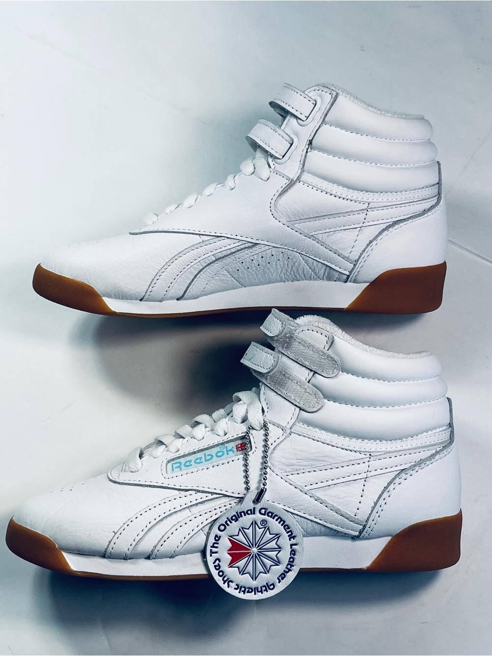 Reebok Freestyle High-Top White Sneakers # 4500024486 Women's :6
